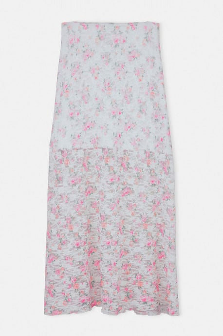 Trendyol Curve Dam Flerfärgad Enfärgad Maxi Plus size Kjolar - Image 4