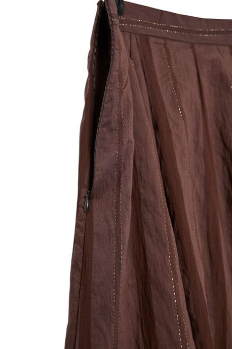 Trendyol Modest Dames Bruin Effen Maxi Skater Modest Rokken - Image 3
