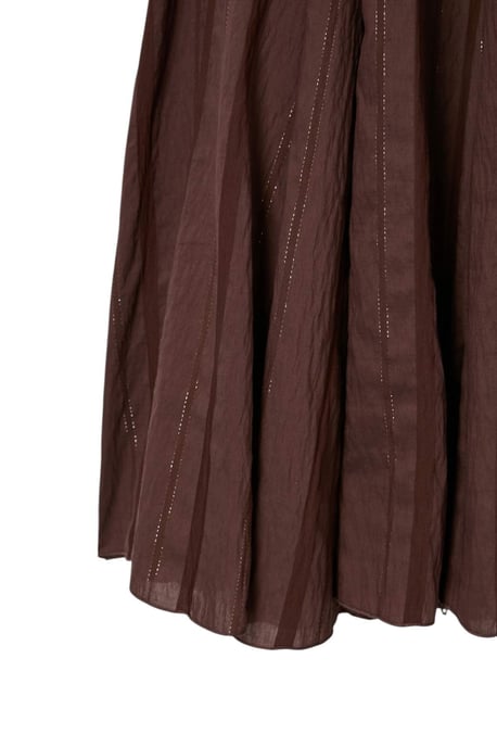 Trendyol Modest Dames Bruin Effen Maxi Skater Modest Rokken - Image 4