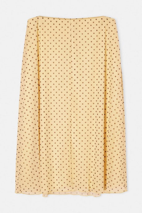 Trendyol Curve Dam Gul Djurmönster Midi A-linje Plus size Kjolar - Image 5