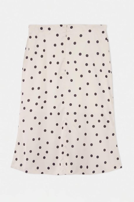 Trendyol Curve Dam Vit Prickig Midi Plus size Kjolar - Image 5