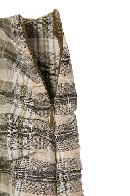 Trendyol Curve Dam Flerfärgad Rutig Midi Plus size Kjolar - Image 5