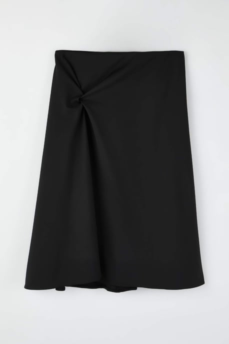 Trendyol Curve Dam Svart Enfärgad Midi Plus size Kjolar - Image 4