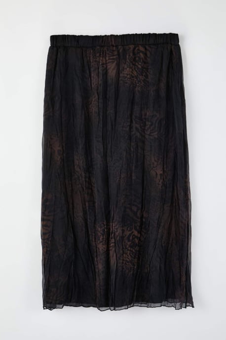 Trendyol Curve Dam Khaki Djurmönster Midi Plus size Kjolar - Image 4