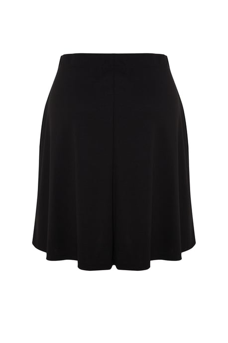 Trendyol Curve Dam Svart Enfärgad Kort / Mini A-linje A-linje Plus size Kjolar - Image 5