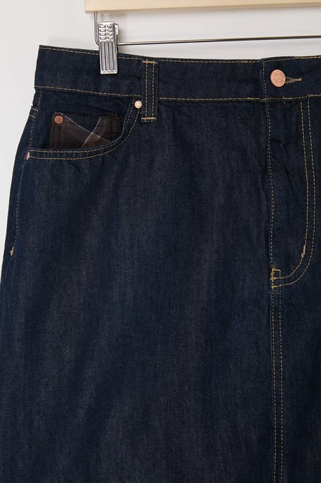 Trendyol Curve Dam Mörkblå Enfärgad Kort / Mini A-linje Plus size Kjolar - Image 4