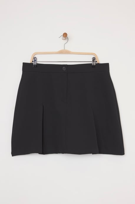 Trendyol Curve Dam Svart Enfärgad Kort / Mini A-linje Plus size Kjolar - Image 5