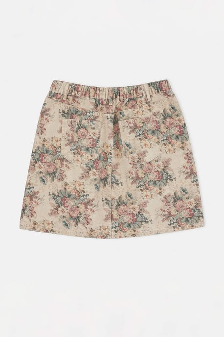 Trendyol Curve Dam Flerfärgad Blommig Kort / Mini A-linje Plus size Kjolar - Image 5