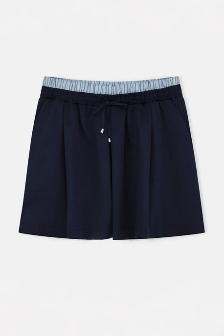 Trendyol Curve Dam Mörkblå Enfärgad Kort / Mini Plus size Kjolar - Image 2