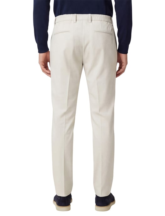 Born with appetite pantalon grijs effen chino - Image 2