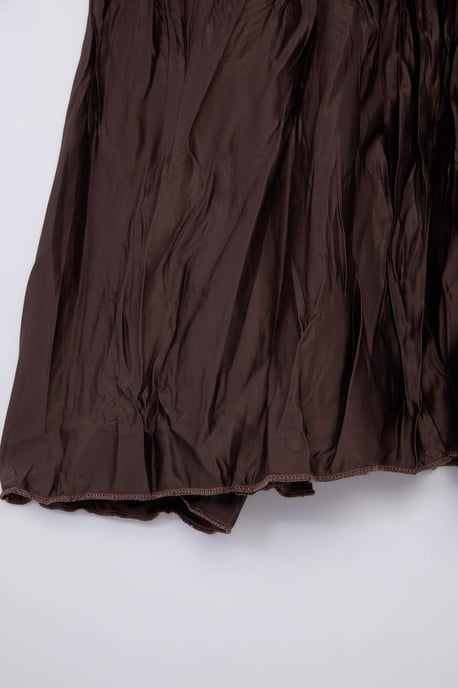 Trendyol Curve Dam Brun Enfärgad Midi A-linje Plus size Kjolar - Image 4