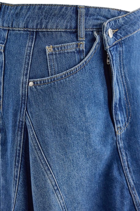 Trendyol Curve Dam Enfärgad Midi A-linje Plus size Kjolar - Image 3