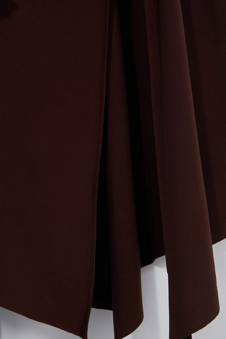Trendyol Curve Dam Brun Enfärgad Midi Plus size Kjolar - Image 4