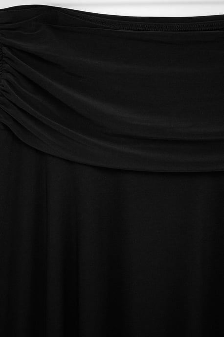 Trendyol Curve Dam Svart Enfärgad Midi Plus size Kjolar - Image 3