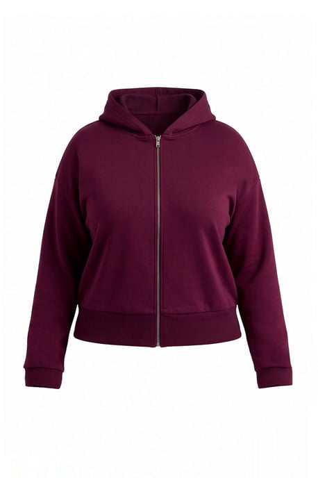 Trendyol Curve Dam Lila Enfärgad Lång, Regular fit Stora storlekar Sweatshirts - Image 4