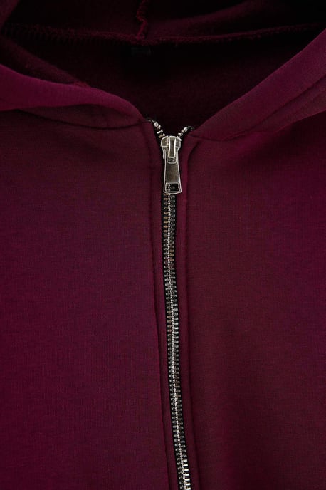 Trendyol Curve Dam Lila Enfärgad Lång, Regular fit Stora storlekar Sweatshirts - Image 5