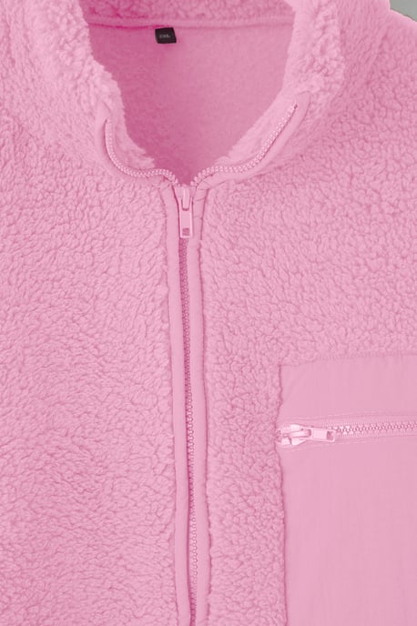 Trendyol Curve Dam Rosa Enfärgad Lång Oversize Plus size Sweatshirts - Image 3