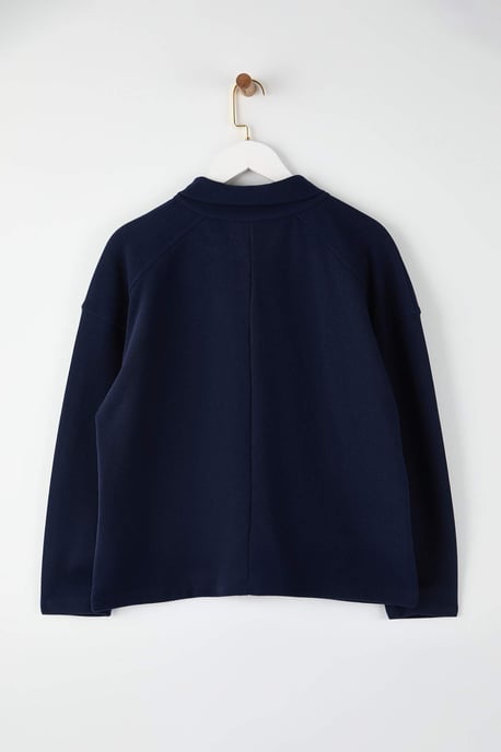 Trendyol Curve Dam Mörkblå Enfärgad Lång Oversize Plus size Sweatshirts - Image 4
