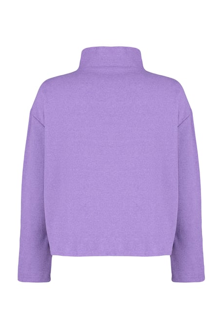 Trendyol Curve Dam Lila Enfärgad Lång Oversize Plus size Sweatshirts - Image 5