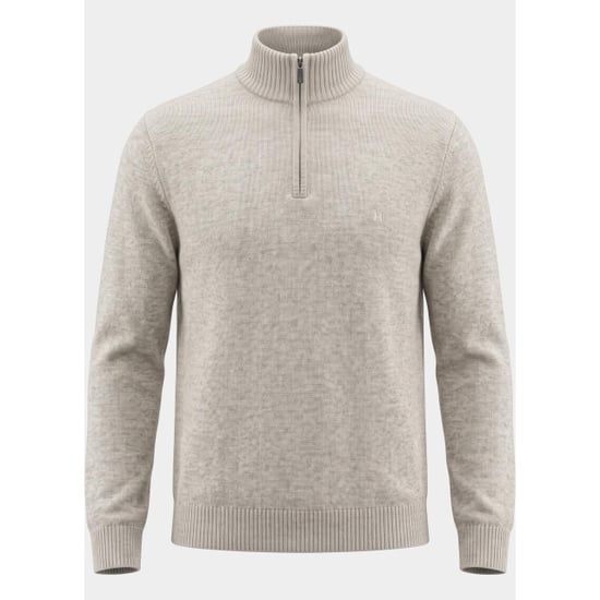 Bos Bright Blue Half zip 1111/40073 beige - Image 4