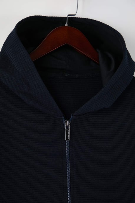 TRENDYOL MAN Men's Dark blue Plain Long Regular fit Sweatshirts - Image 5