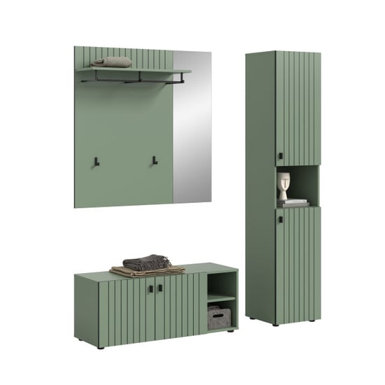 Furnilux Modulaire garderobekast op wielen ruimtebesparende opbergoplossing - Image 1