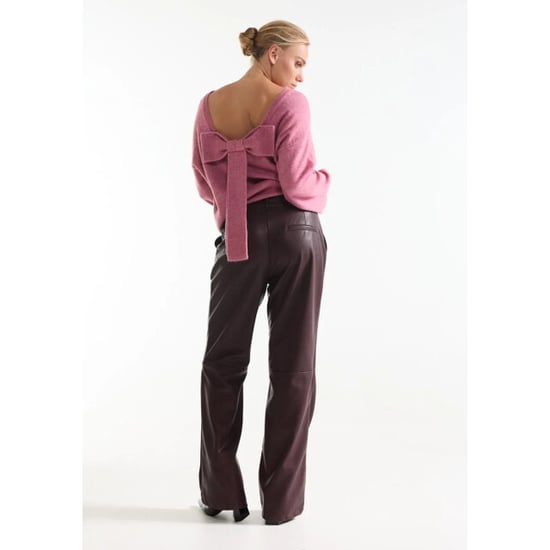 Jansen Amsterdam Bina broek pu425 vegan leather wine - Image 3