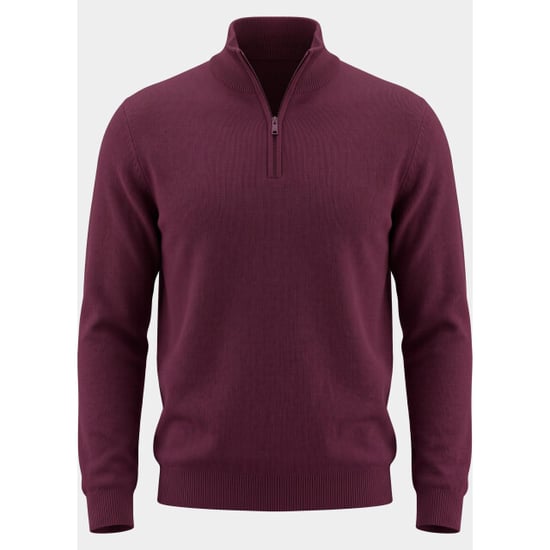 Bos Bright Blue Half zip 302/8070 - Image 2