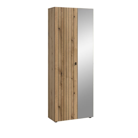 Furnilux Moderne garderobekast op wielen ruime opbergoplossing voor elke kamer - Image 1