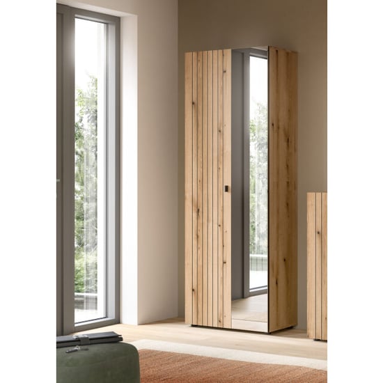 Furnilux Moderne garderobekast op wielen ruime opbergoplossing voor elke kamer - Image 3