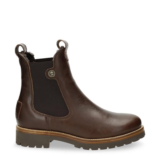 Panama Jack Francesca B13 Chelsea-laarzen voor dames van bruin leer - Image 1