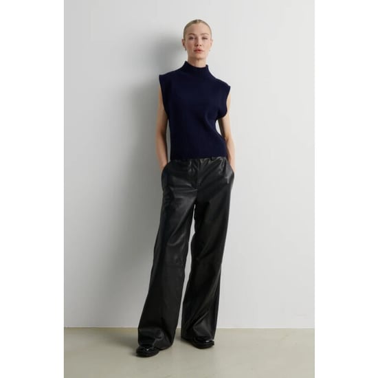 Second Female 61372 longo knit t-neck vest 5994 night sky - Image 3