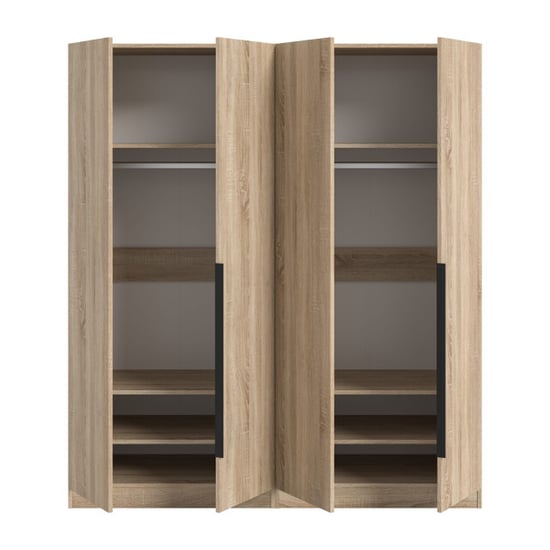 Furnilux Modulaire garderobekast combinatie twee hoge kast op wielen slaapkamer - Image 2