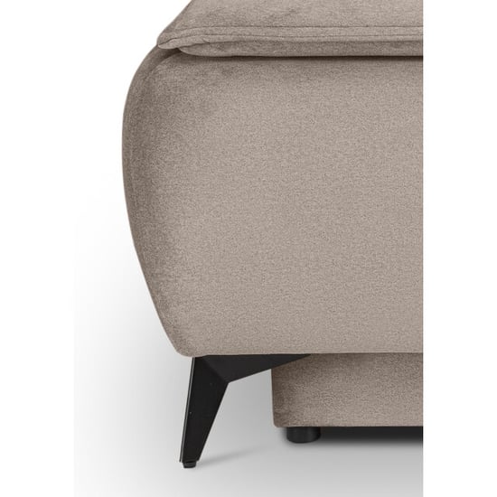 Furnilux Sendi sofa bed 2 zits beige | luxe velour sofa bed - Image 4