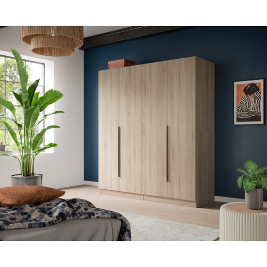 Furnilux Modulaire garderobekast combinatie twee hoge kast op wielen slaapkamer - Image 5