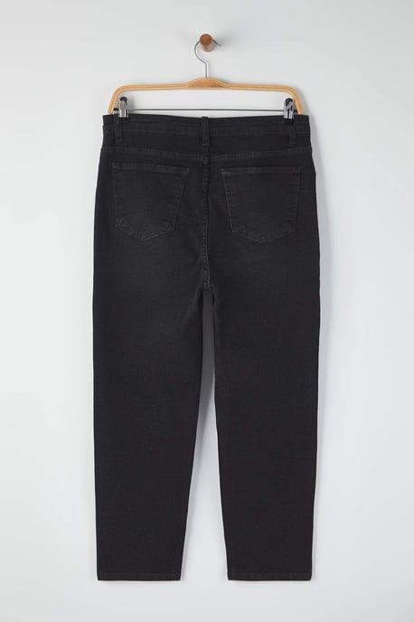 Trendyol Curve Dam Grå Enfärgad Skinny Hög midja Plus size Jeans - Image 5