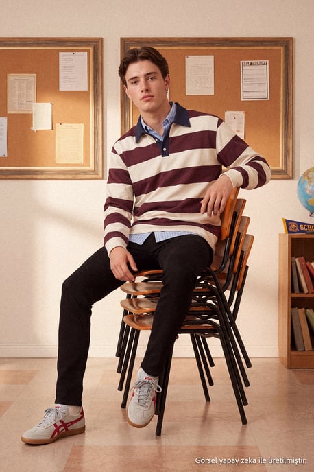 TRENDYOL MAN Herr Svart Enfärgad Skinny Normal midja Jeans - Image 4