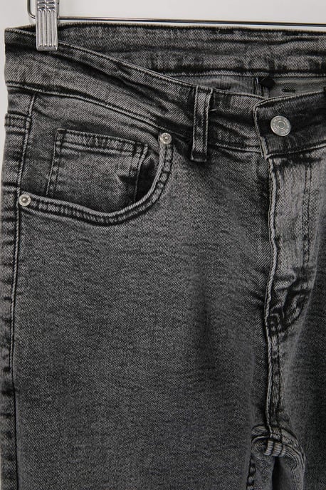 TRENDYOL MAN Herr Grå Enfärgad Skinny Normal midja Jeans - Image 4
