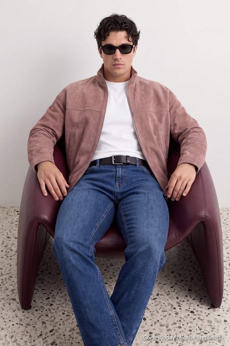 TRENDYOL MAN Herr Mörkblå Enfärgad Skinny Normal midja Jeans - Image 6
