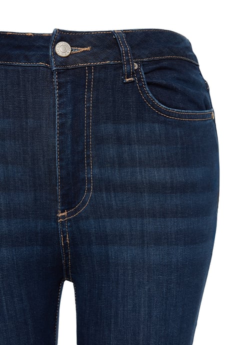 TRENDYOLMİLLA Women's Blue Plain Skinny High Waist Jeans - Image 5