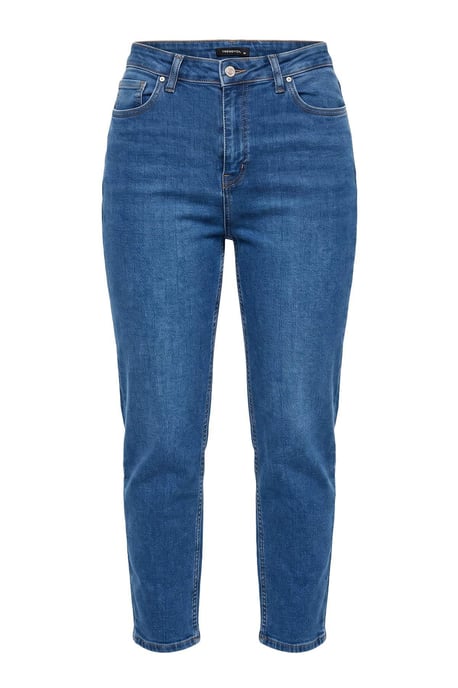 Trendyol Curve Dam Blå Enfärgad Skinny Hög midja Plus size Jeans - Image 4