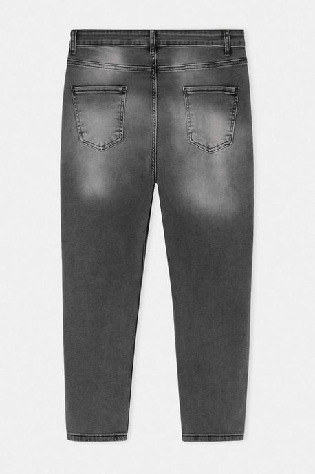 Trendyol Curve Dam Grå Enfärgad Skinny Hög midja Plus size Jeans - Image 5