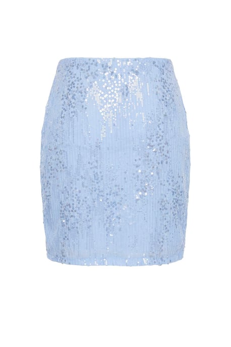 TRENDYOLMİLLA Dames Blauw Effen Midi Rokken - Image 2