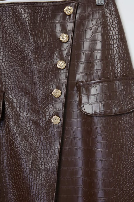 TRENDYOLMİLLA Dames Effen Midi Kokerrok- rok Rokken - Image 5