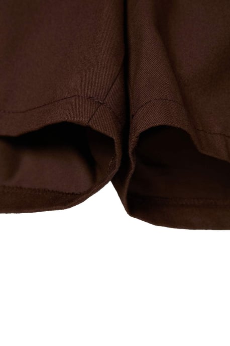 Trendyol Curve Dam Brun Enfärgad Kort / Mini Byxkjol Plus size Kjolar - Image 5