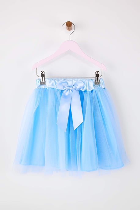 TRENDYOLKIDS Meisjes Turquoise Effen Kort / Mini Basic A-lijn Rokken - Image 1