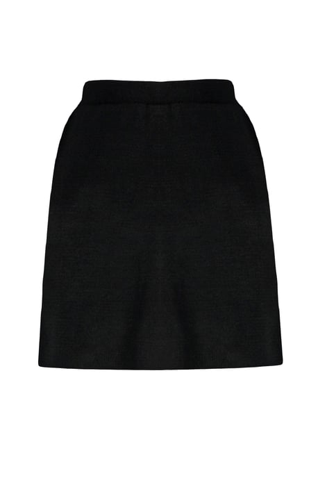 Trendyol Curve Dam Svart Enfärgad Kort / Mini Byxkjol Plus size Kjolar - Image 5