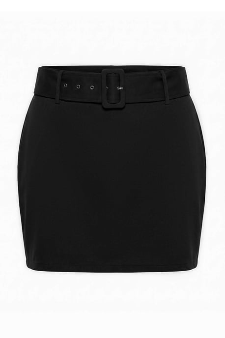 Trendyol Curve Dam Svart Enfärgad Kort / Mini Byxkjol Plus size Kjolar - Image 5