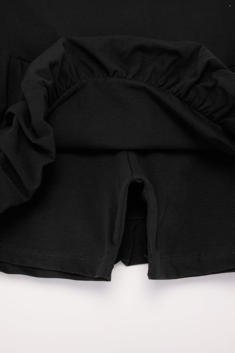 Trendyol Curve Dam Svart Enfärgad Kort / Mini Plus size Kjolar - Image 4