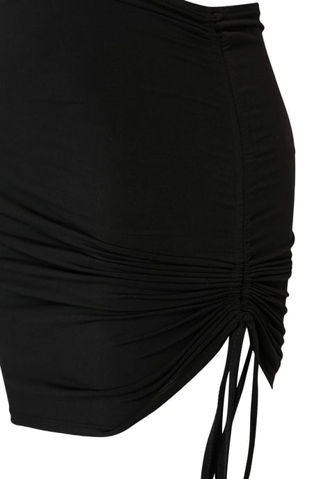 Trendyol Curve Dam Svart Enfärgad Kort / Mini Plus size Kjolar - Image 4